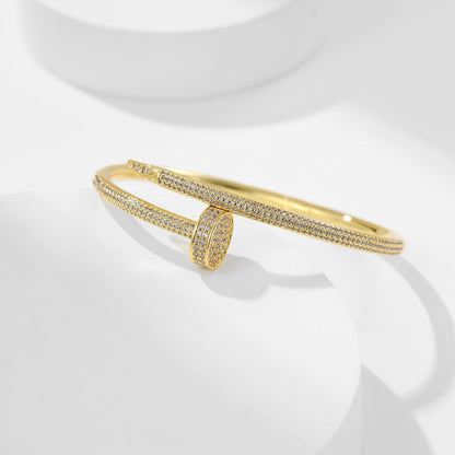 [⭐Maelin]JUSTE BRACELET 3.5MM ALL DIAMONDS
