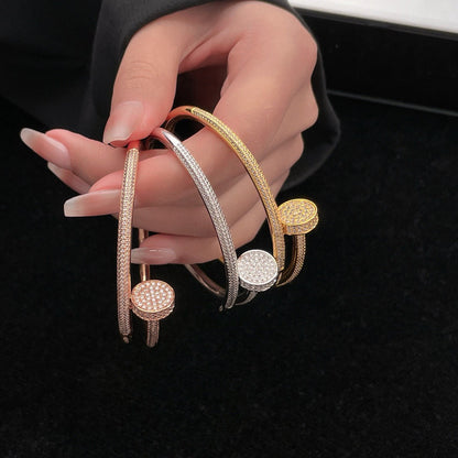 [⭐Maelin]JUSTE BRACELET 3.5MM ALL DIAMONDS