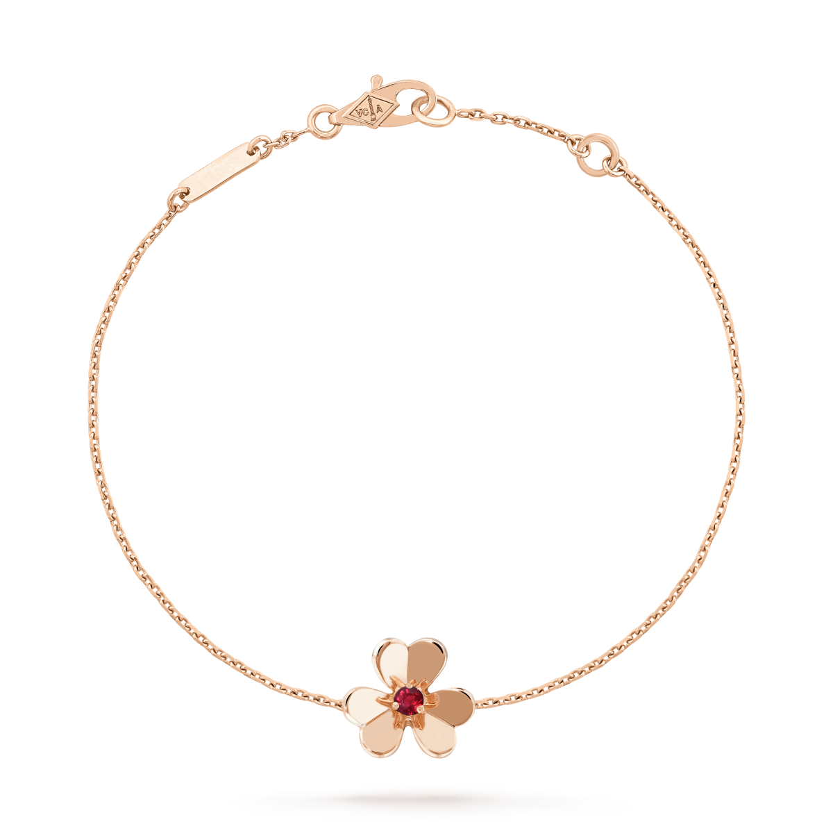 [⭐Maelin]FRIVOLE GOLD FLOWER PINK MALACHITE BRACELET