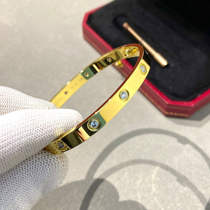 [⭐Maelin]LOVE BRACELET 6.1MM 10 DIAMONDS