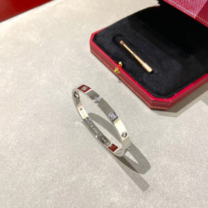 [⭐Maelin]LOVE BRACELET 6.1MM 10 DIAMONDS