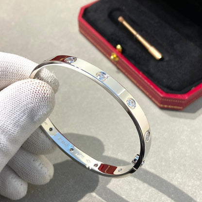 [⭐Maelin]LOVE BRACELET 6.1MM 10 DIAMONDS