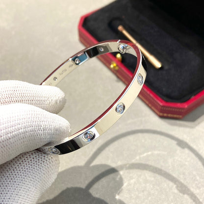 [⭐Maelin]LOVE BRACELET 6.1MM 10 DIAMONDS
