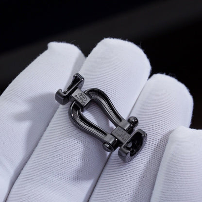 [⭐Maelin]FORCE LARGE SERIES HORSESHOE BLACK SAMURAI BRACELET