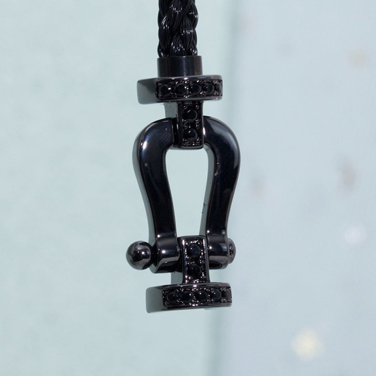 [⭐Maelin]FORCE LARGE SERIES HORSESHOE BLACK SAMURAI BRACELET