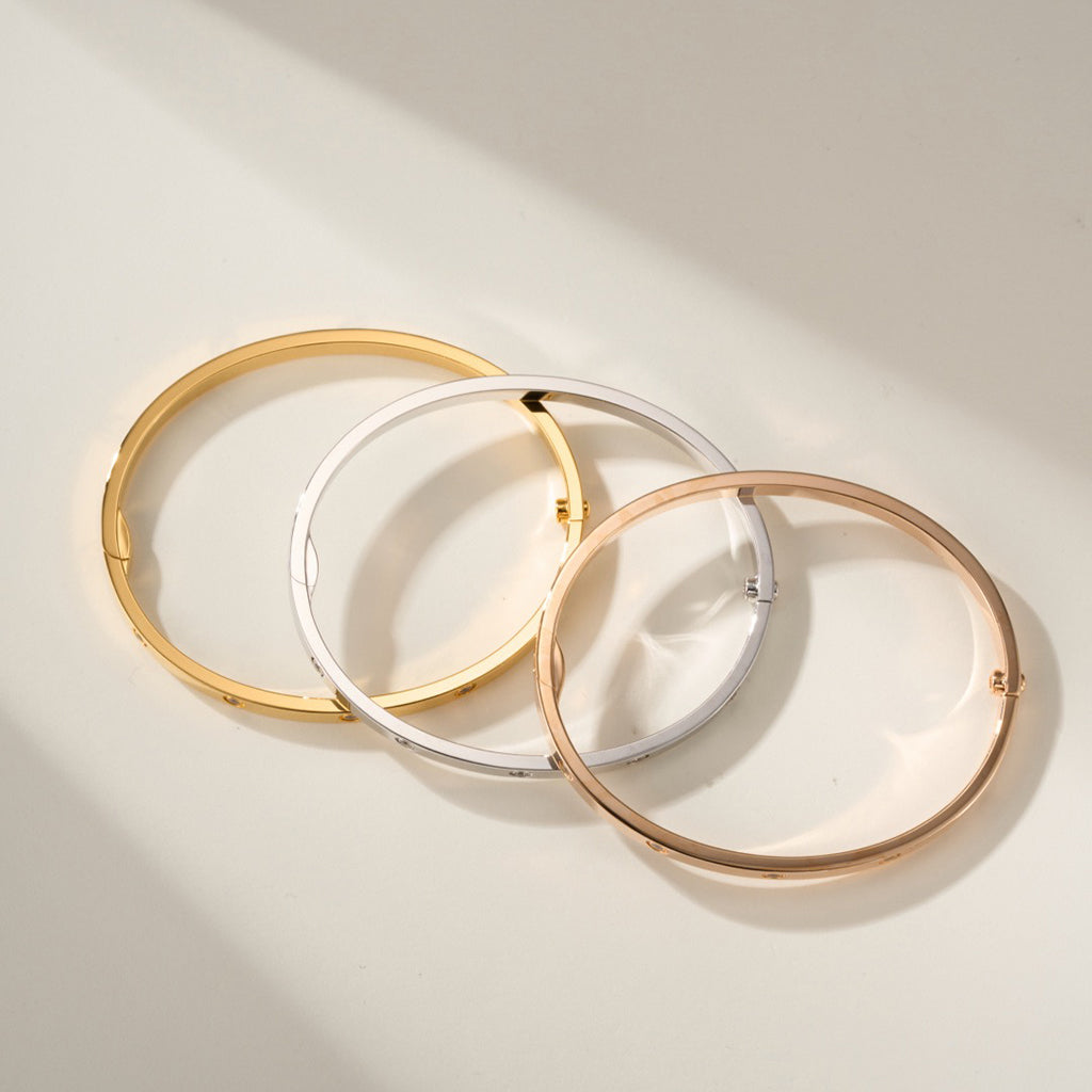 [⭐Maelin]LOVE BRACELET 3.65MM 10 DIAMONDS