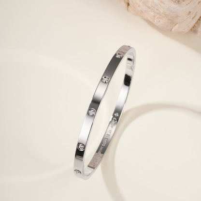 [⭐Maelin]LOVE BRACELET 3.65MM 10 DIAMONDS