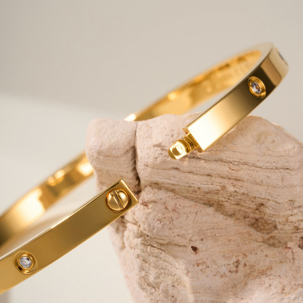 [⭐Maelin]LOVE BRACELET 3.65MM 10 DIAMONDS