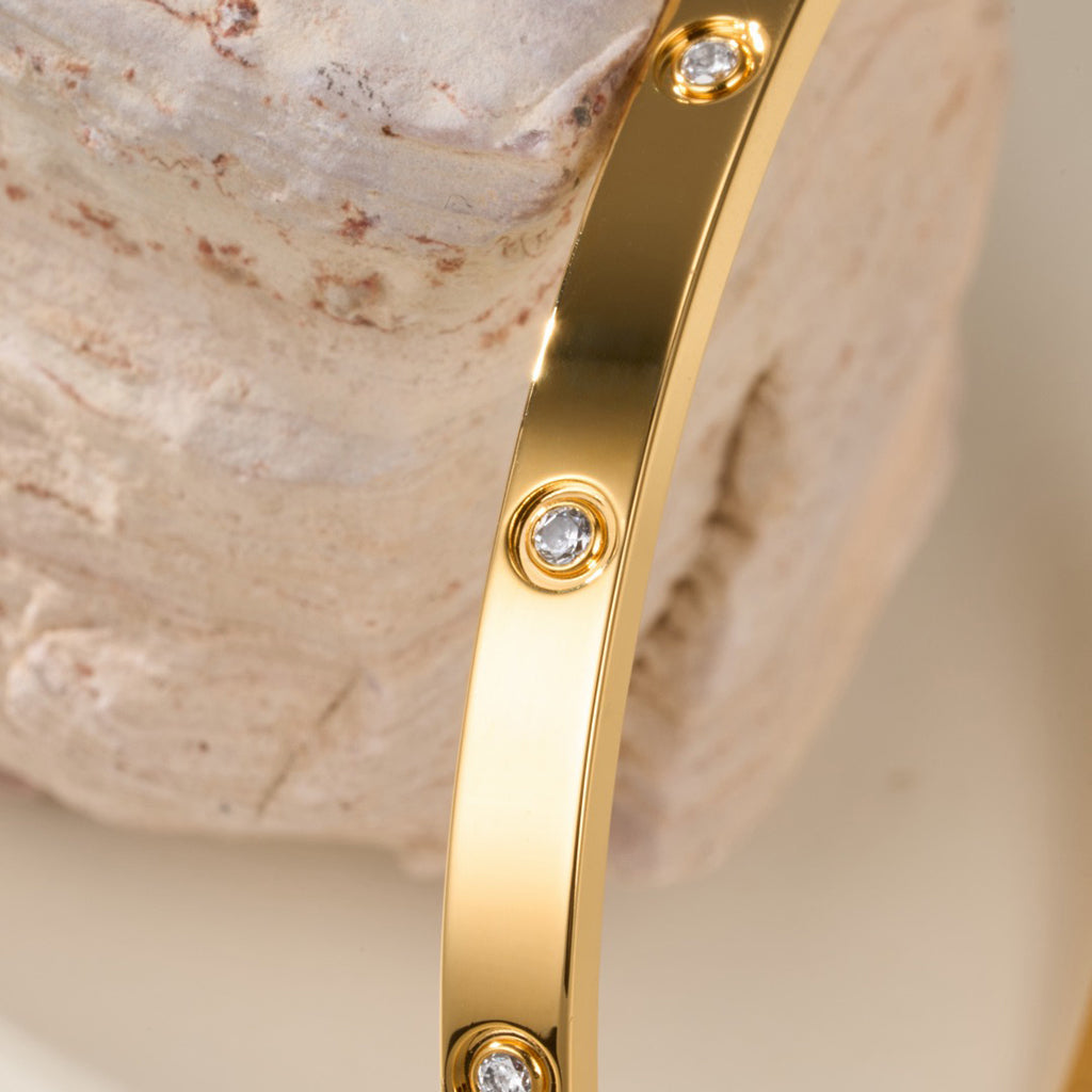 [⭐Maelin]LOVE BRACELET 3.65MM 10 DIAMONDS