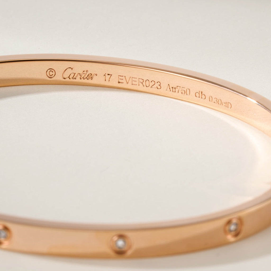 [⭐Maelin]LOVE BRACELET 3.65MM 10 DIAMONDS