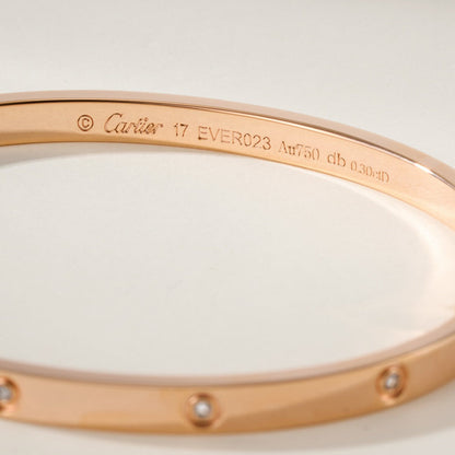 [⭐Maelin]LOVE BRACELET 3.65MM 10 DIAMONDS