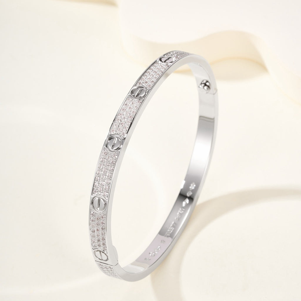 [⭐Maelin]LOVE BRACELET 4.8MM DIAMOND-PAVED