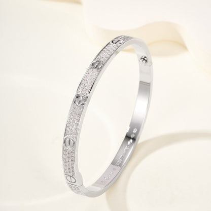 [⭐Maelin]LOVE BRACELET 4.8MM DIAMOND-PAVED