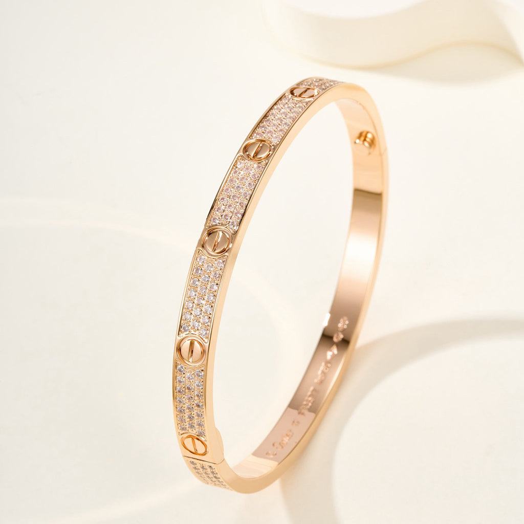 [⭐Maelin]LOVE BRACELET 4.8MM DIAMOND-PAVED
