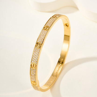 [⭐Maelin]LOVE BRACELET 4.8MM DIAMOND-PAVED