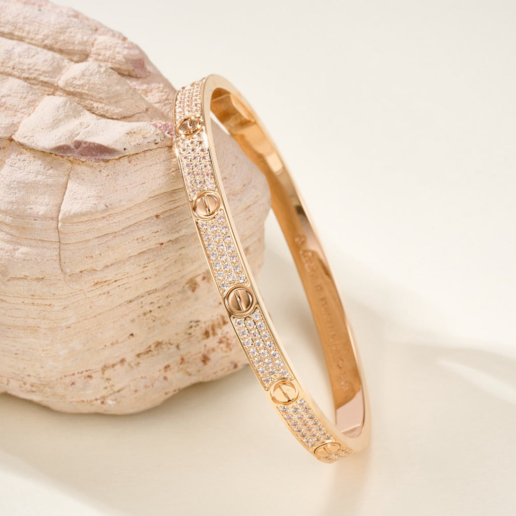 [⭐Maelin]LOVE BRACELET 4.8MM DIAMOND-PAVED
