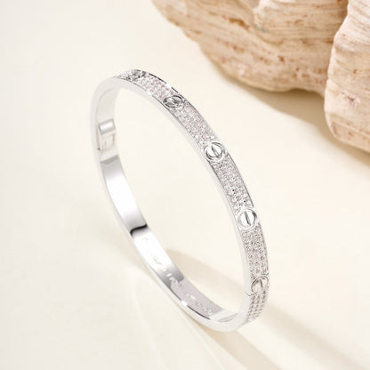 [⭐Maelin]LOVE BRACELET 4.8MM DIAMOND-PAVED