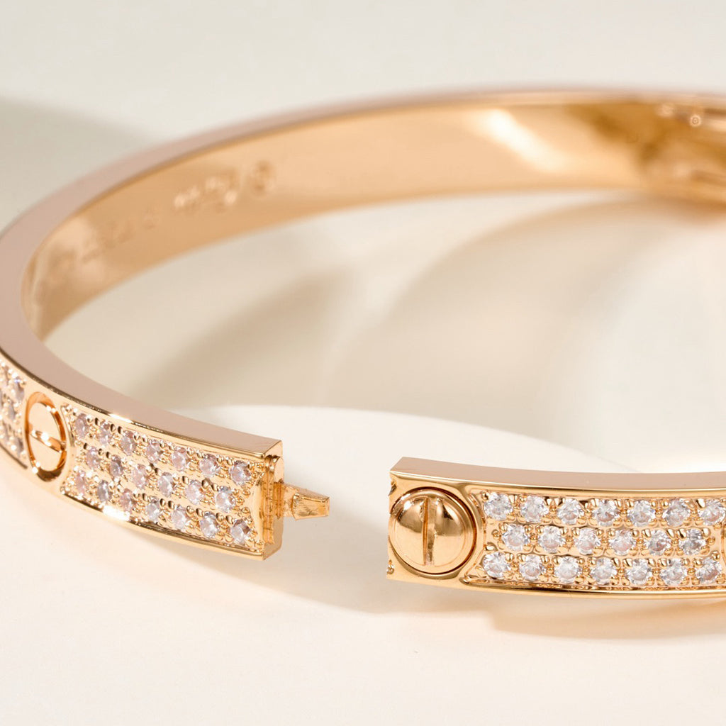 [⭐Maelin]LOVE BRACELET 4.8MM DIAMOND-PAVED