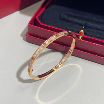 [⭐Maelin]LOVE BRACELET 3.65MM DIAMOND-PAVED