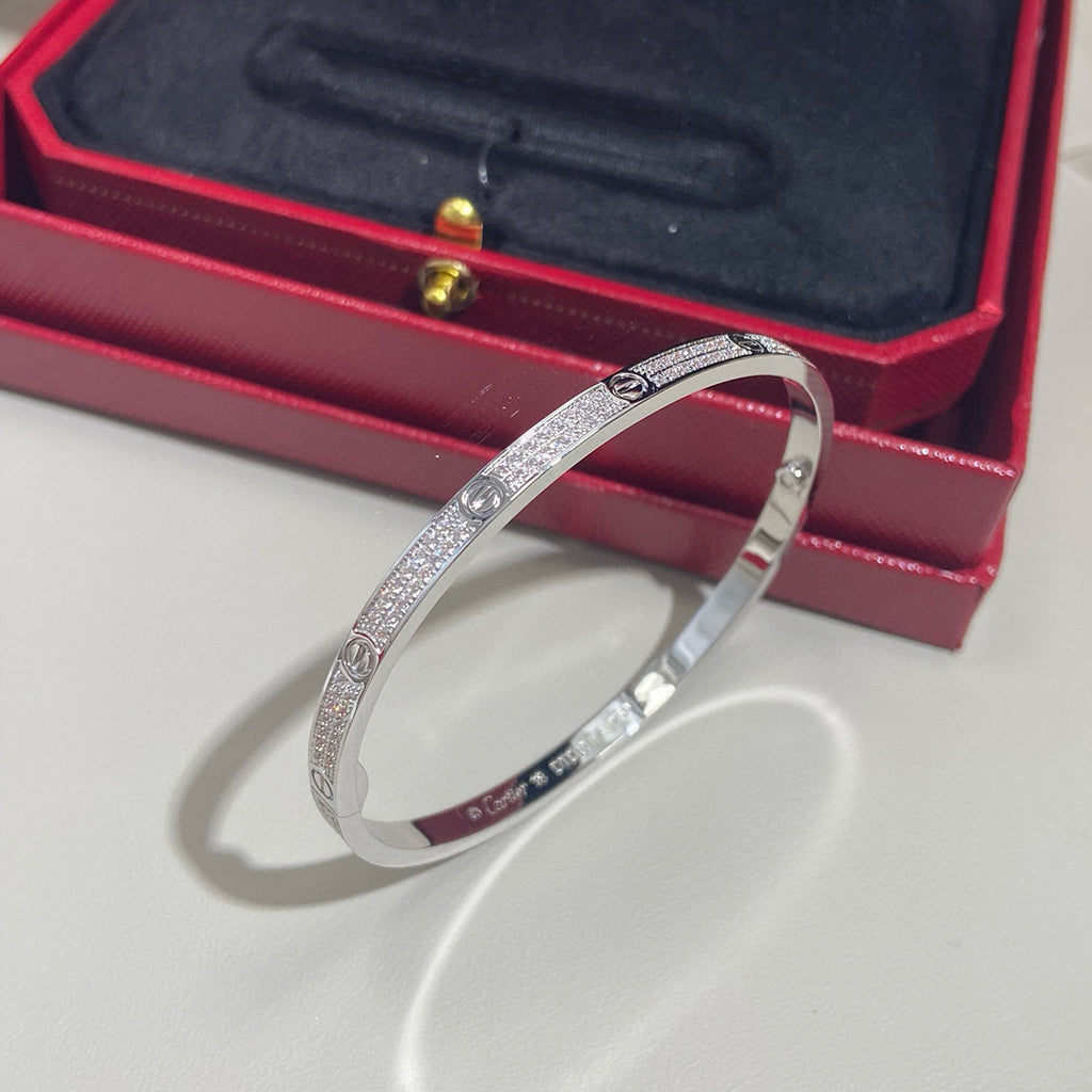 [⭐Maelin]LOVE BRACELET 3.65MM DIAMOND-PAVED