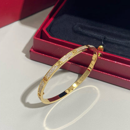 [⭐Maelin]LOVE BRACELET 3.65MM DIAMOND-PAVED