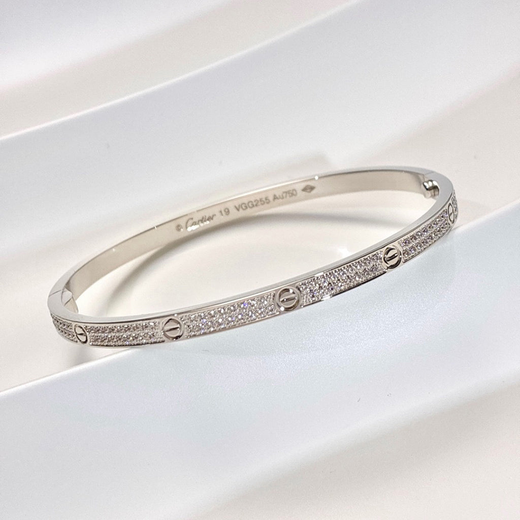 [⭐Maelin]LOVE BRACELET 3.65MM DIAMOND-PAVED