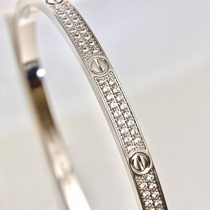 [⭐Maelin]LOVE BRACELET 3.65MM DIAMOND-PAVED