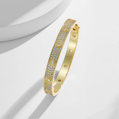 [⭐Maelin]LOVE BRACELET 6.1MM DIAMOND-PAVED 10 BIG DIAMONDS