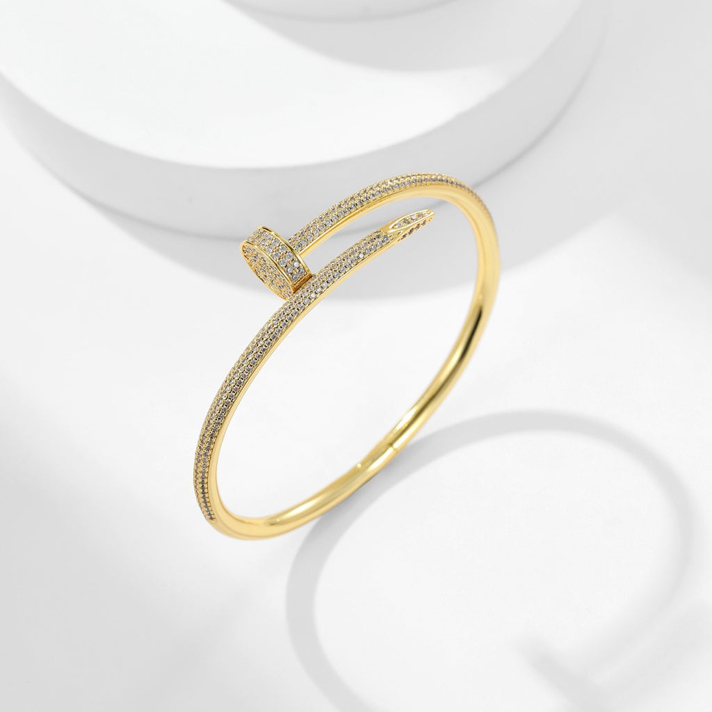 [⭐Maelin]JUSTE BRACELET 3.5MM ALL DIAMONDS
