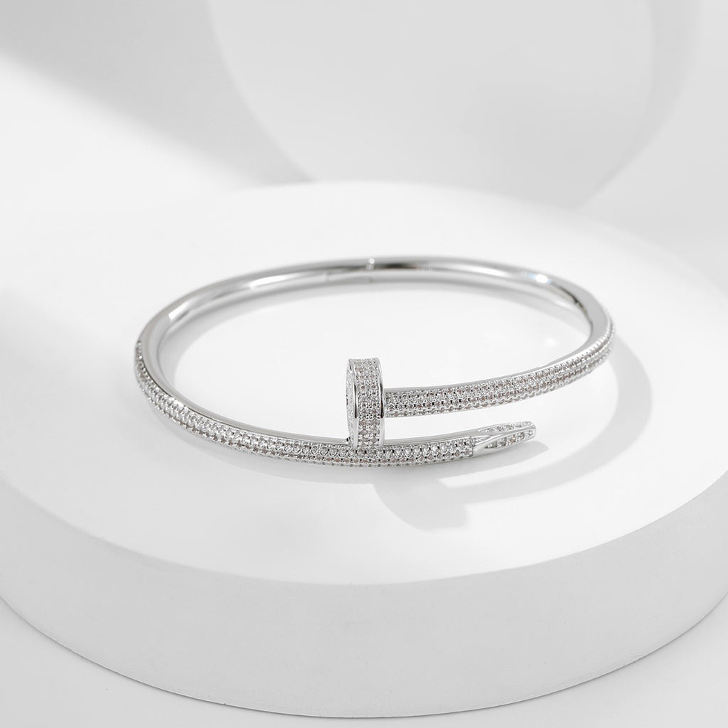 [⭐Maelin]JUSTE BRACELET 3.5MM ALL DIAMONDS