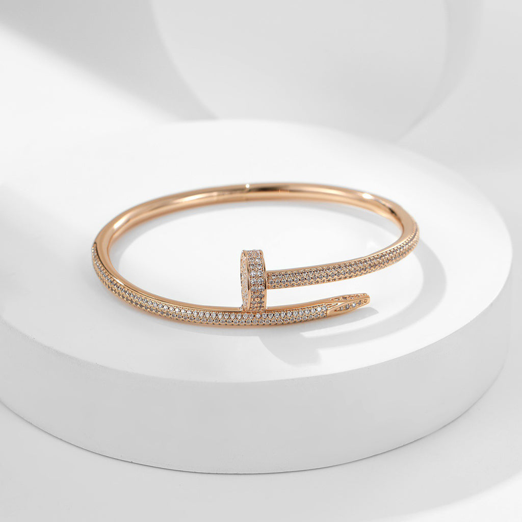 [⭐Maelin]JUSTE BRACELET 3.5MM ALL DIAMONDS