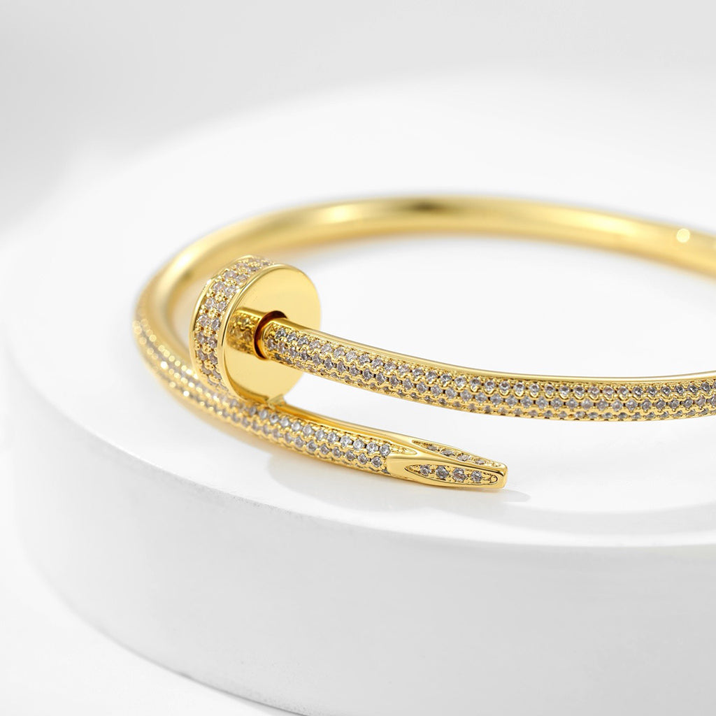 [⭐Maelin]JUSTE BRACELET 3.5MM ALL DIAMONDS
