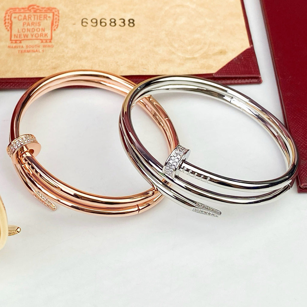 [⭐Maelin]JUSTE BRACELET 3.5MM DOUBLE ROW DIAMOND