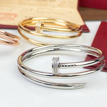 [⭐Maelin]JUSTE BRACELET 3.5MM DOUBLE ROW DIAMOND
