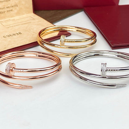 [⭐Maelin]JUSTE BRACELET 3.5MM DOUBLE ROW DIAMOND