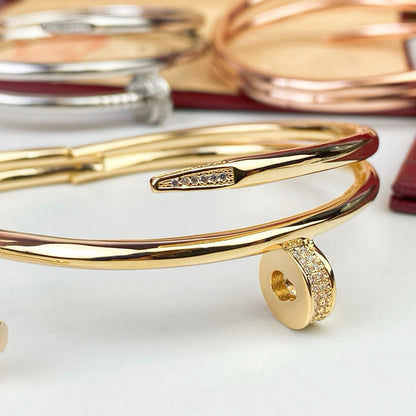 [⭐Maelin]JUSTE BRACELET 3.5MM DOUBLE ROW DIAMOND
