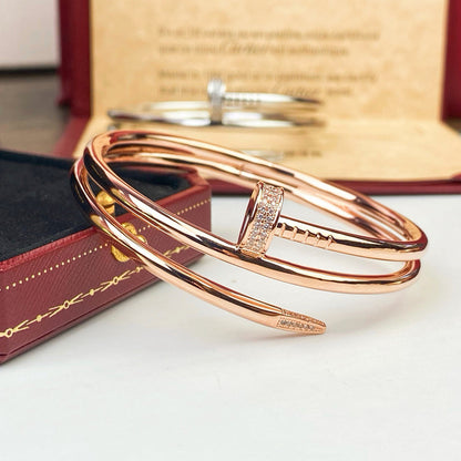 [⭐Maelin]JUSTE BRACELET 3.5MM DOUBLE ROW DIAMOND