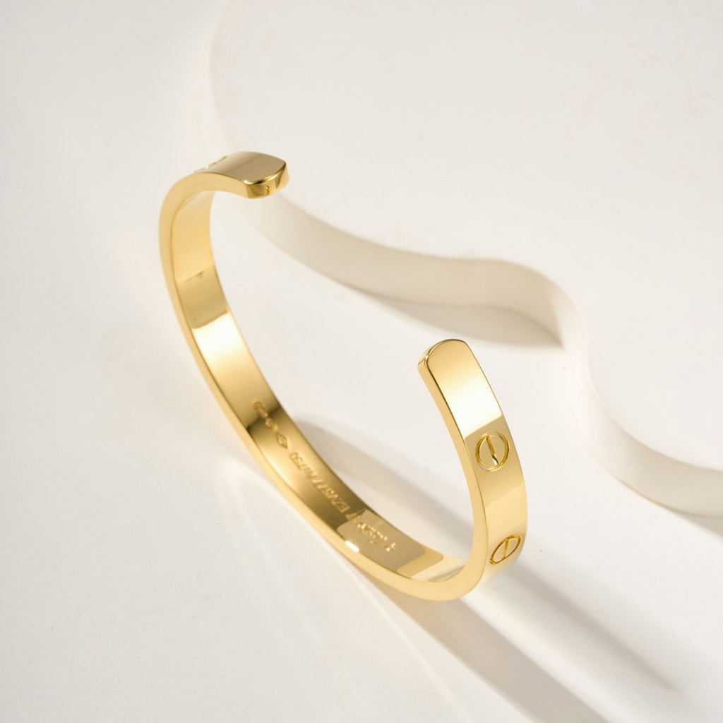 [⭐Maelin]LOVE BRACELET 6.1MM OPEN CUFF
