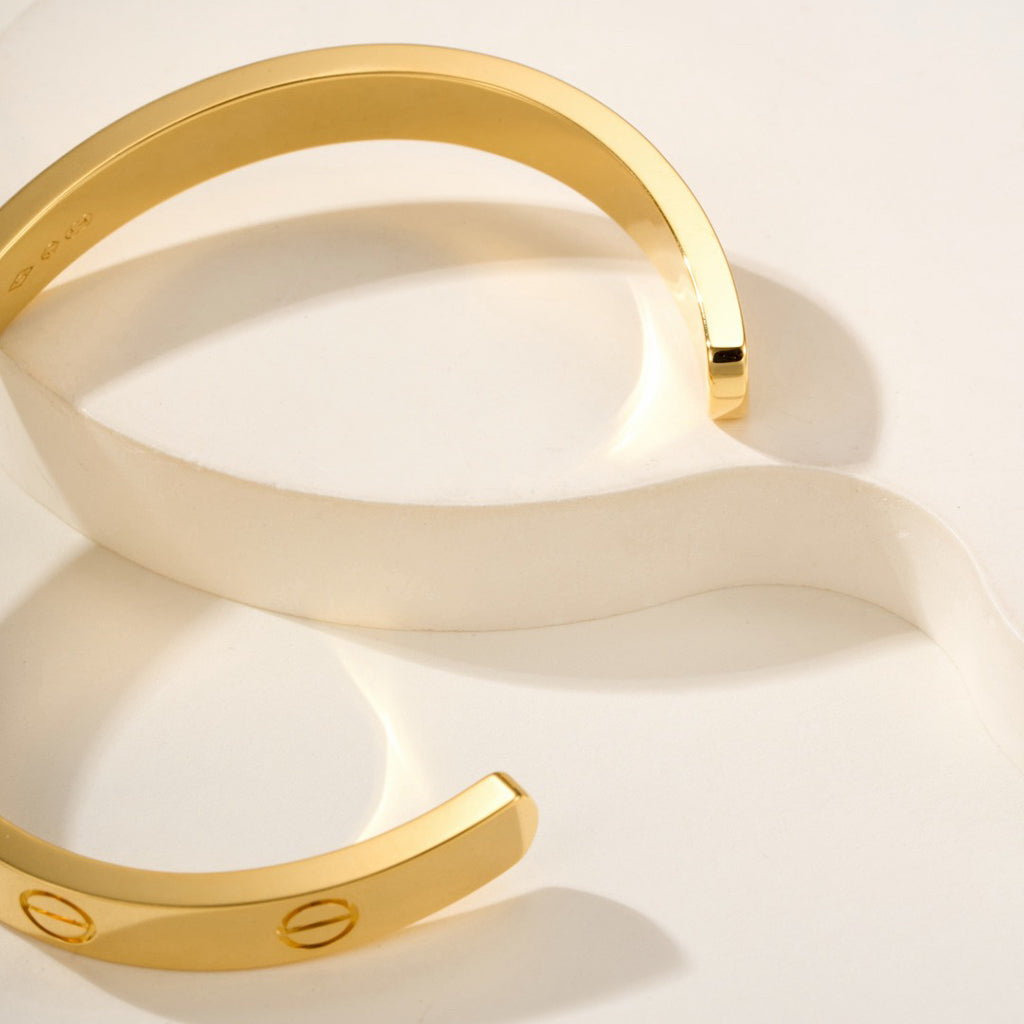 [⭐Maelin]LOVE BRACELET 6.1MM OPEN CUFF