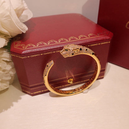 [⭐Maelin]PANTHERE BIG BRACELET DIAMONDS
