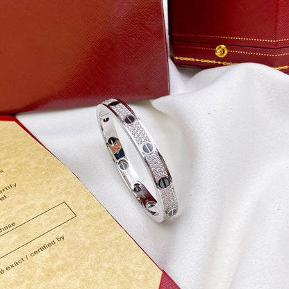 [⭐Maelin]LOVE BRACELET 6.1MM DIAMOND-PAVED CERAMIC