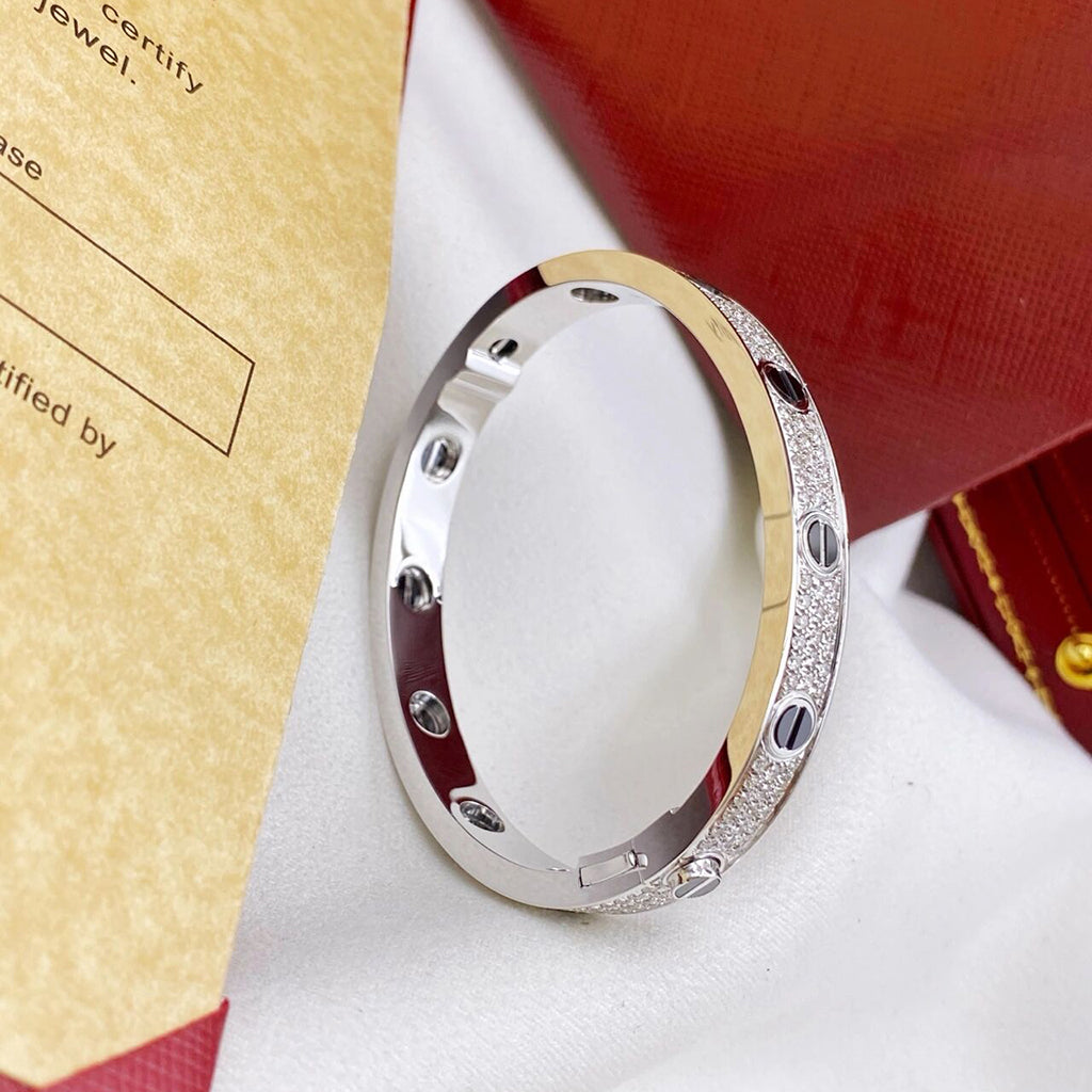 [⭐Maelin]LOVE BRACELET 6.1MM DIAMOND-PAVED CERAMIC