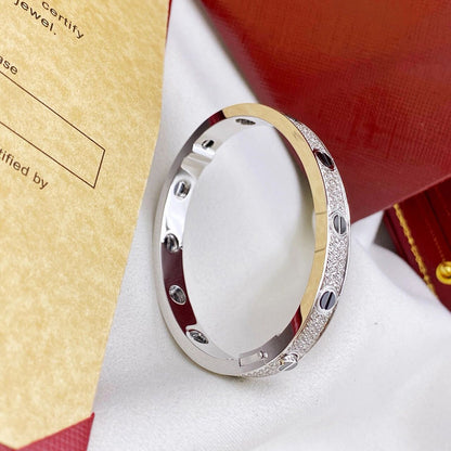 [⭐Maelin]LOVE BRACELET 6.1MM DIAMOND-PAVED CERAMIC