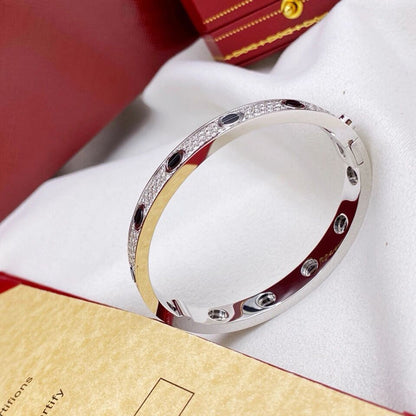 [⭐Maelin]LOVE BRACELET 6.1MM DIAMOND-PAVED CERAMIC