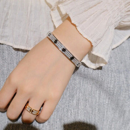 [⭐Maelin]LOVE BRACELET 6.1MM DIAMOND-PAVED CERAMIC