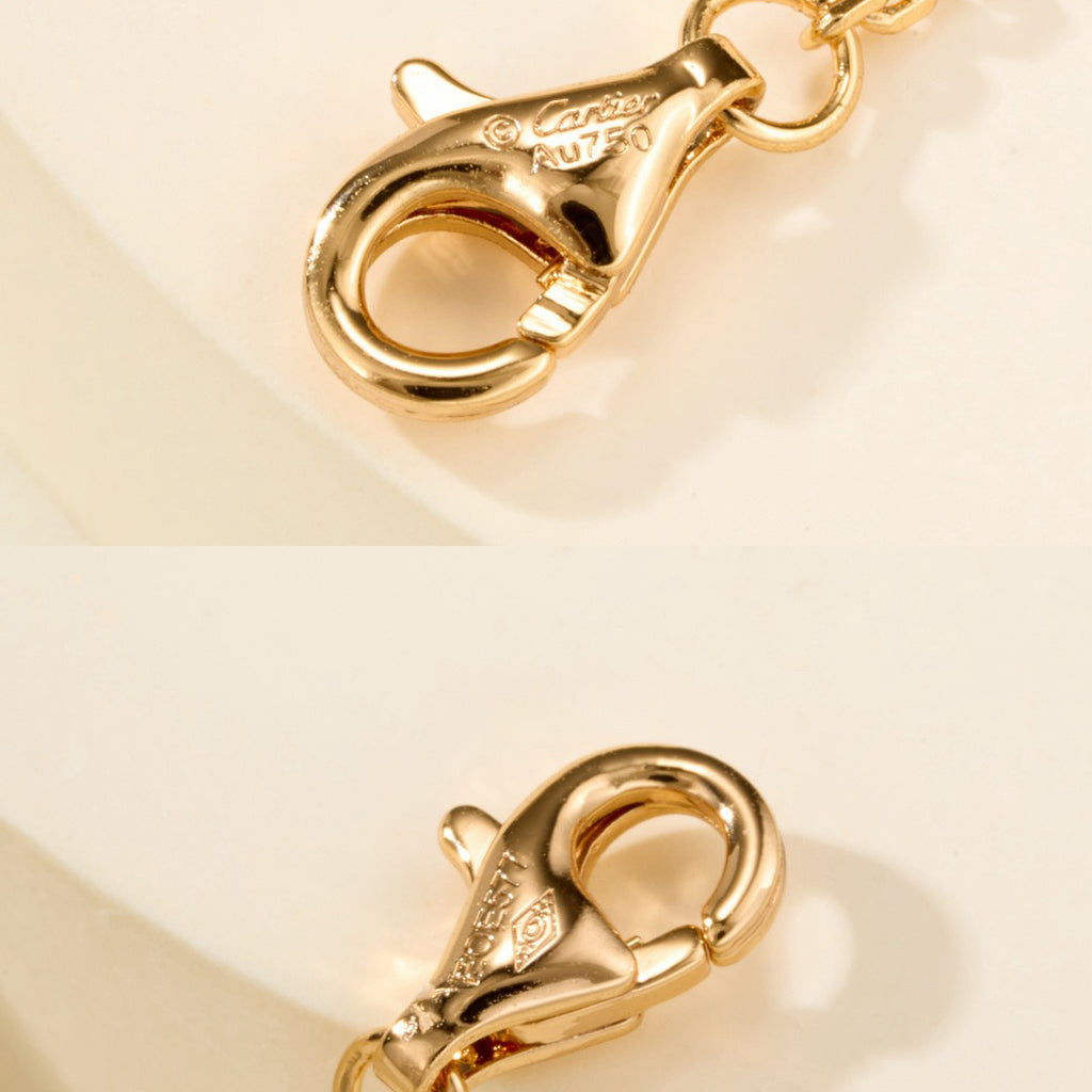 [⭐Maelin]LOVE DOUBLE RING FULL DIAMOND BRACELET