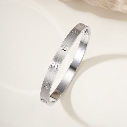 [⭐Maelin]LOVE BRACELET 6.1MM BRUSHED