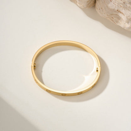 [⭐Maelin]LOVE BRACELET 6.1MM BRUSHED