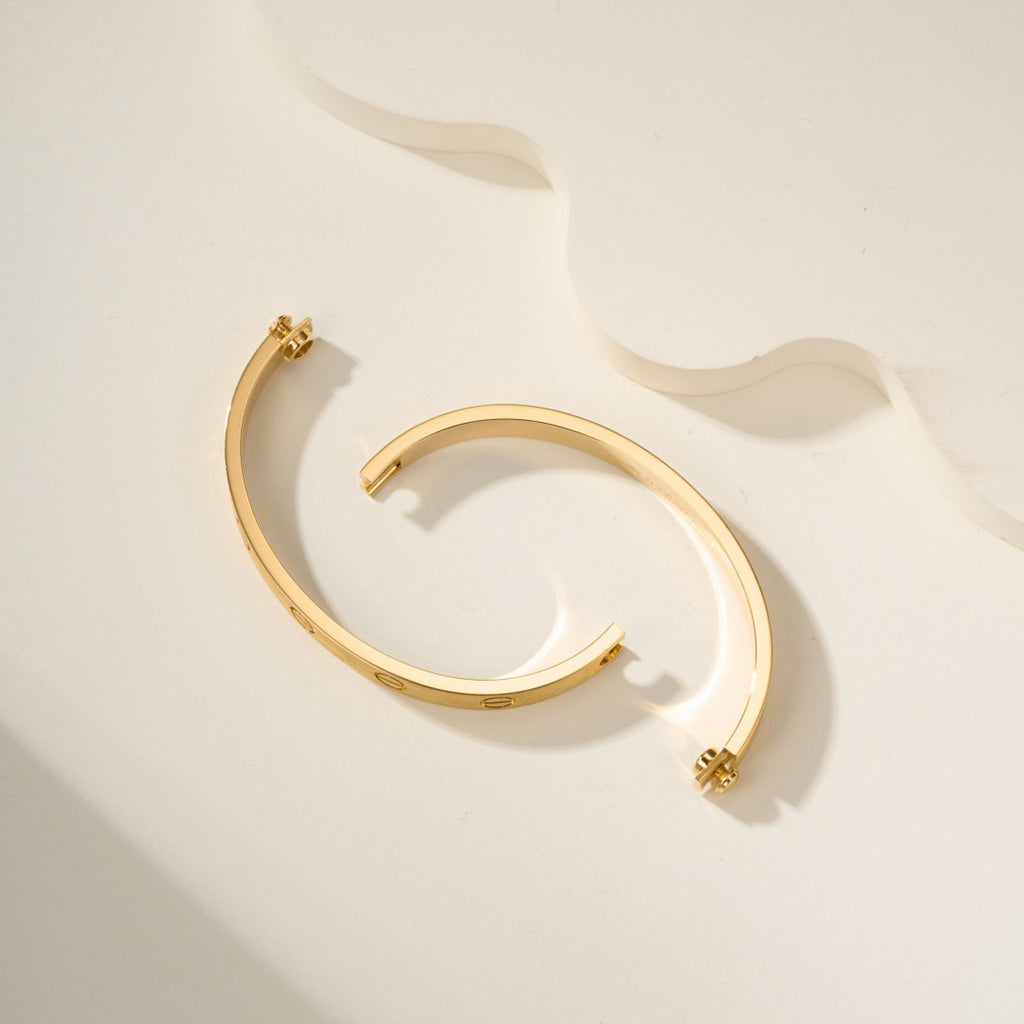 [⭐Maelin]LOVE BRACELET 6.1MM BRUSHED