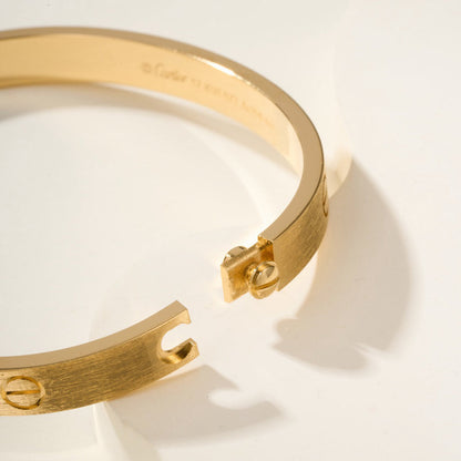 [⭐Maelin]LOVE BRACELET 6.1MM BRUSHED
